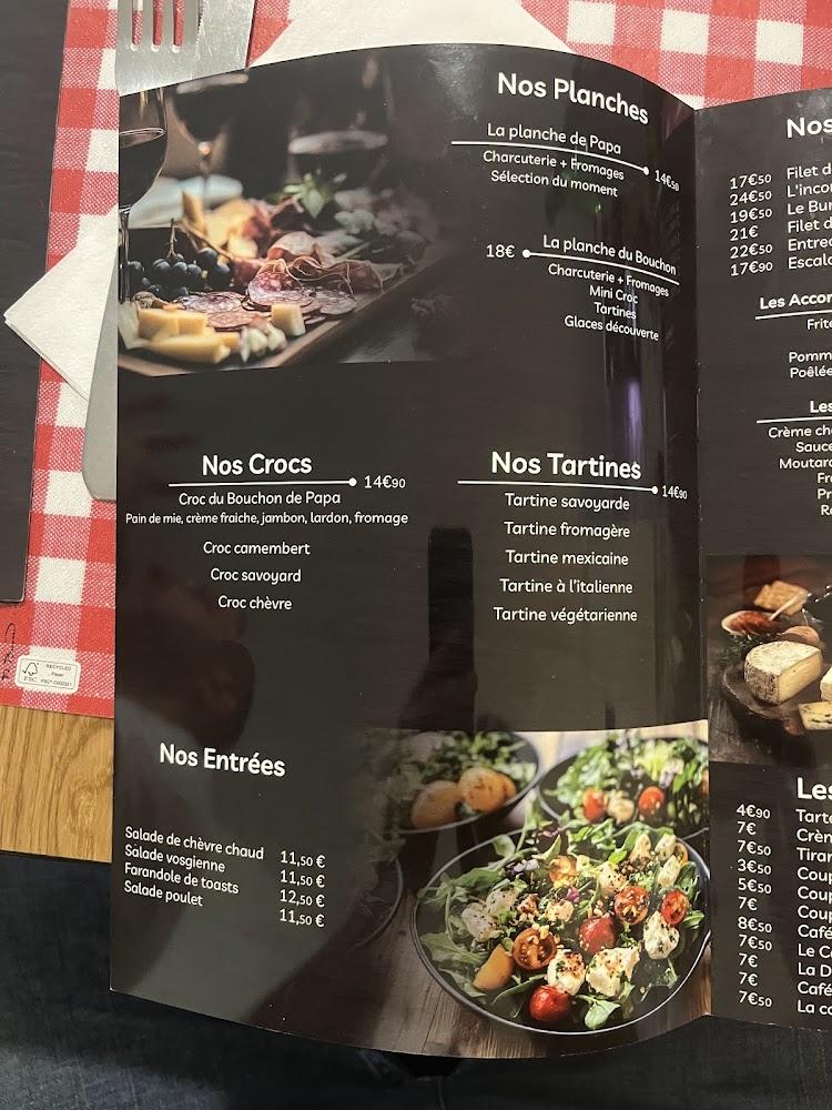 Au Bouchon de Papa - Menu Image 2